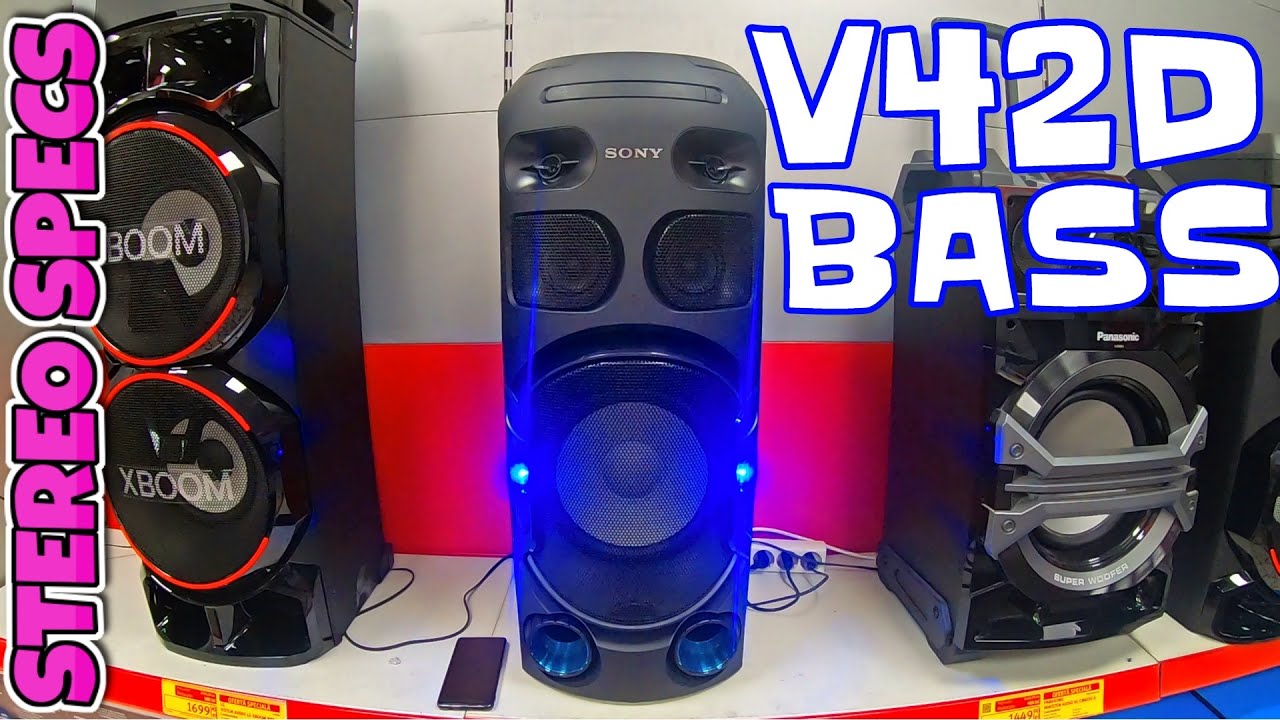 SONY MHC V42D | SUPER BASS TEST | Volume 35 EXCITED MODE
