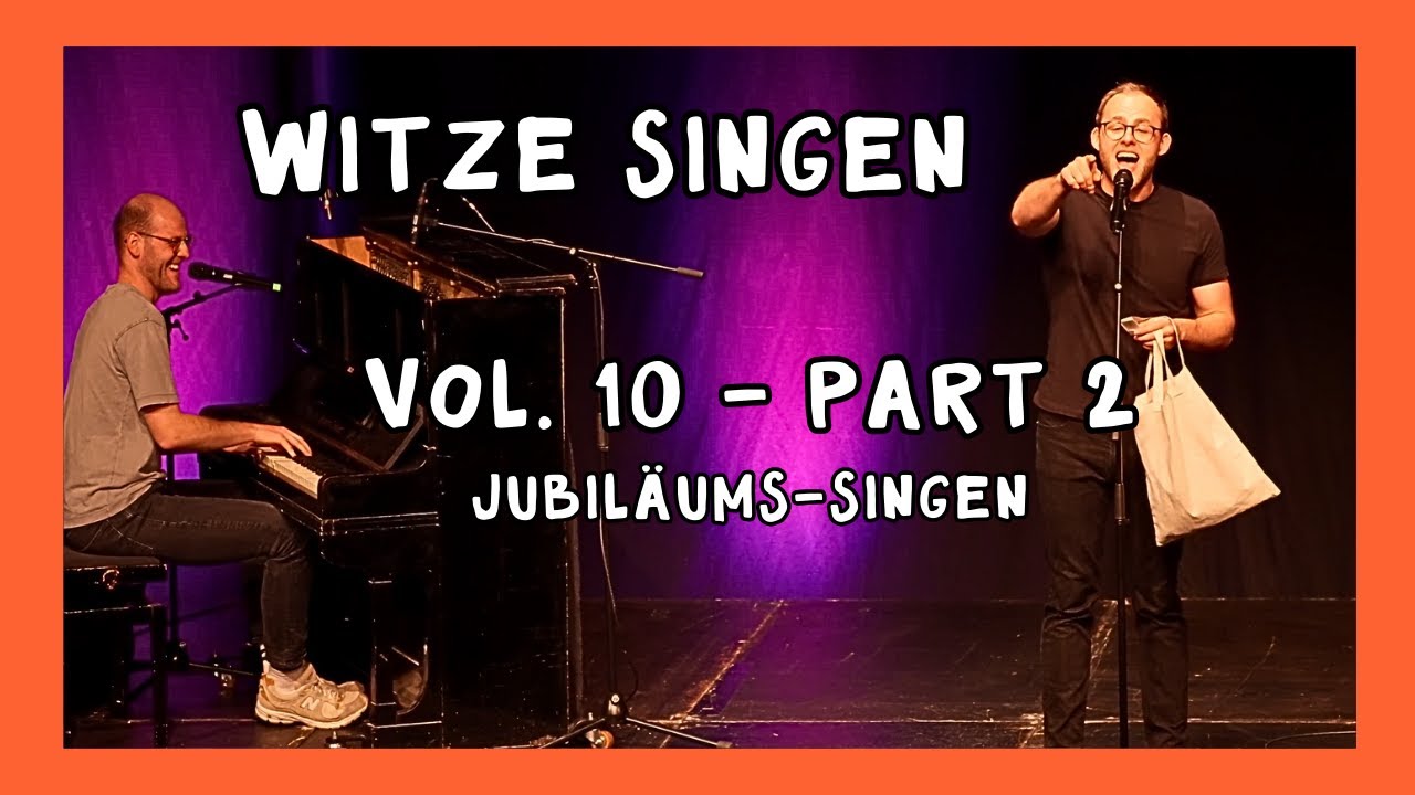 Witze singen - Vol. 10 Pt. 2 - Jubiläums-Singen // by Sven Bensmann #comedy #witze #singen