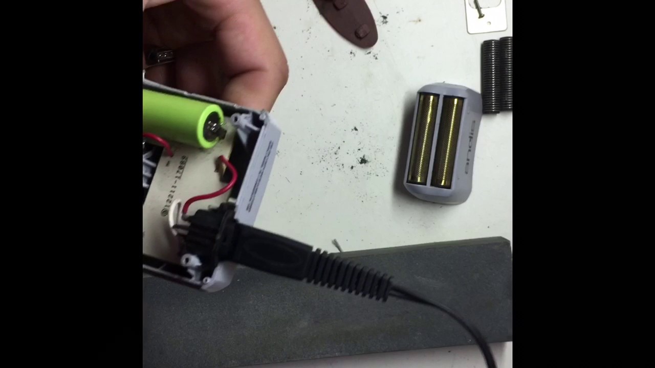 How to Fix broken foil  shaver dry shaver andis wahl