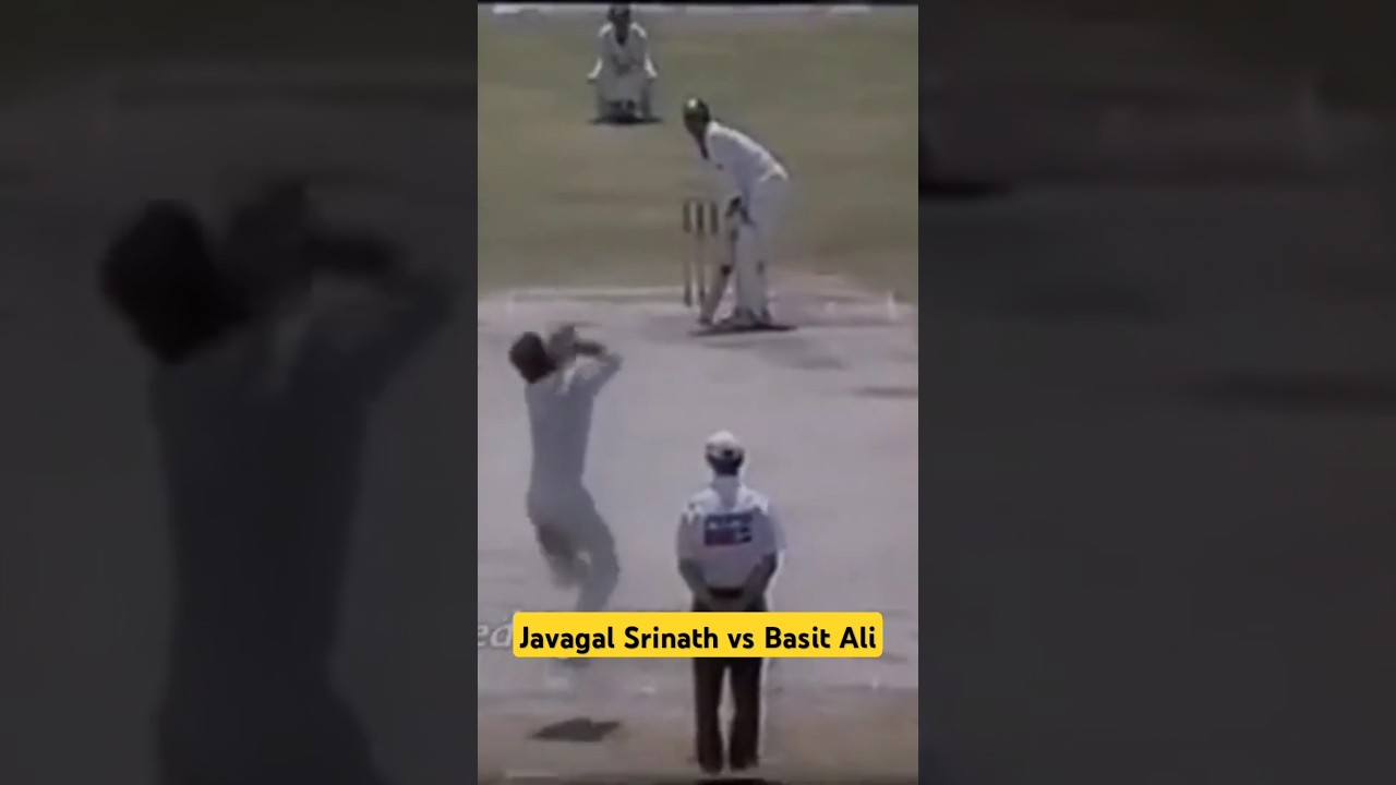 Javagal Srinath vs Basit Ali 