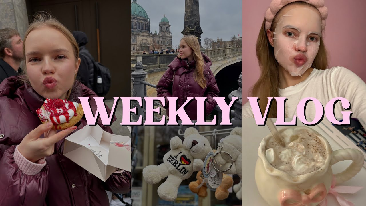 WEEKLY VLOG🎀🧸 szkolne dni, sukienka na studniówkę, Berlin, haul