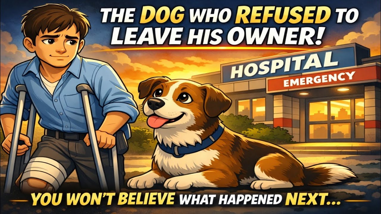 🏆 This Dog Waited Outside the Hospital Every Day… The Reason Will Make You Cry