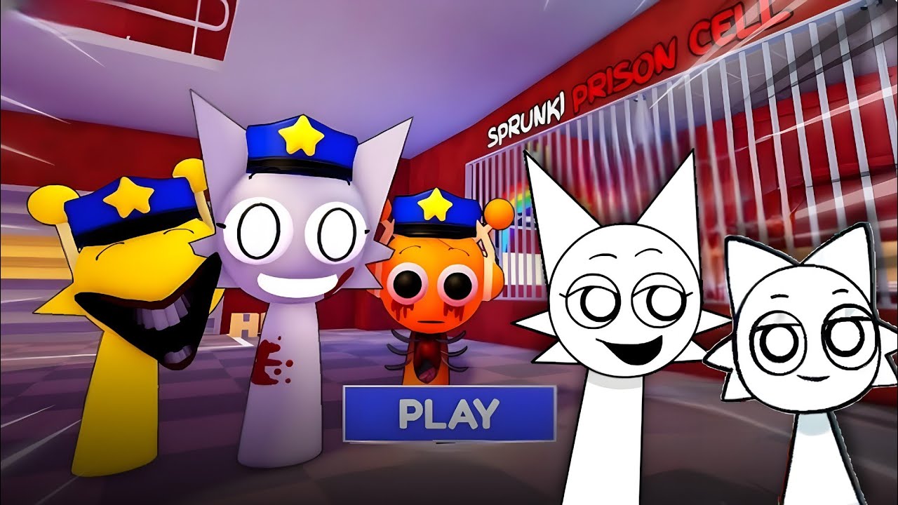 DOUBLE WENDAS SPRUNKI'S VS SPRUNKI'S FAMILY PRISON RUN NEW GAMEPLAY 