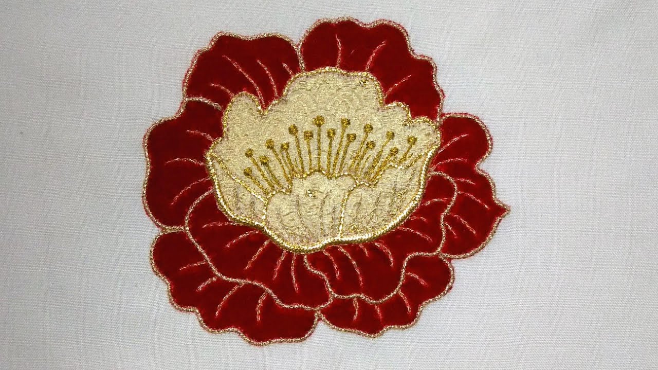 Embroidery like in a haute couture studio – even on a regular sewing machine