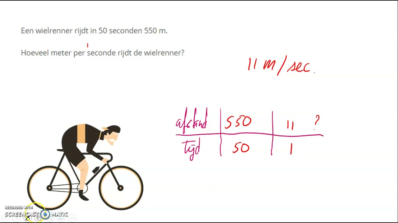 Rekenen met Mike 2f Afstand en tijd berekenen deel 1
