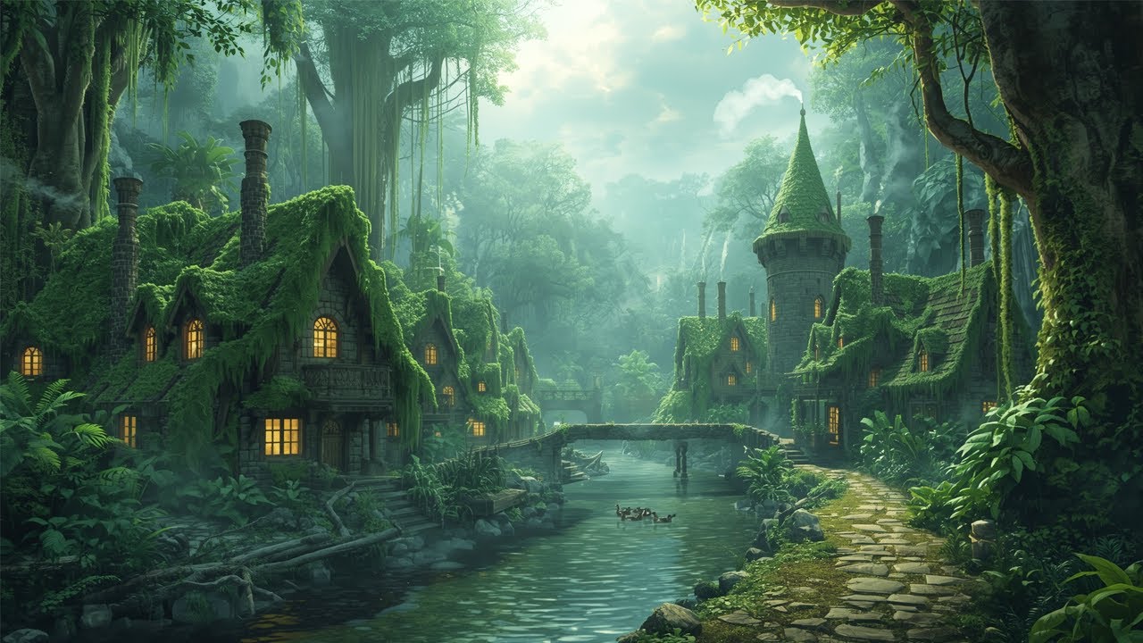 Deep Focus in an Autumn Celtic Forest | Relaxing Study Music