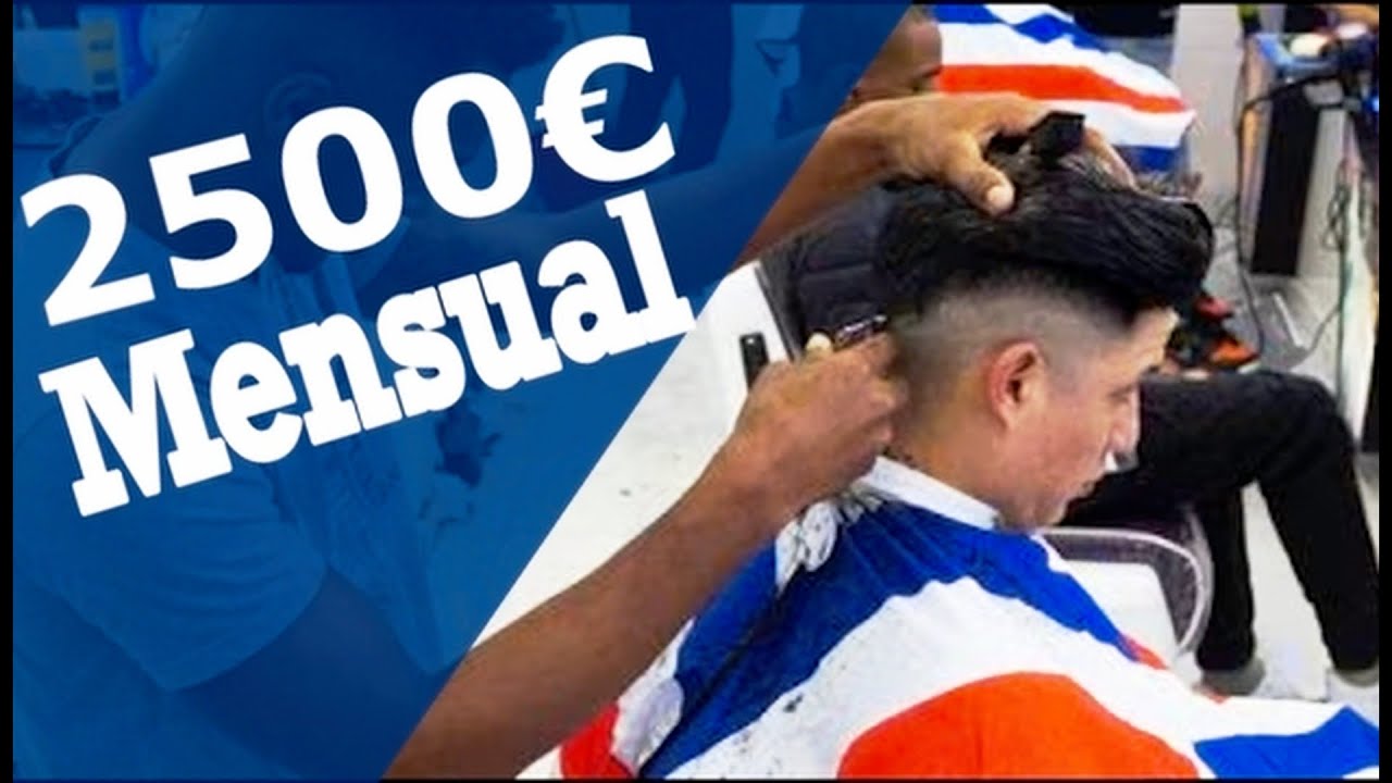 🤔¿cuánto GANA un BARBERO🇪🇸?                    🇪🇸 