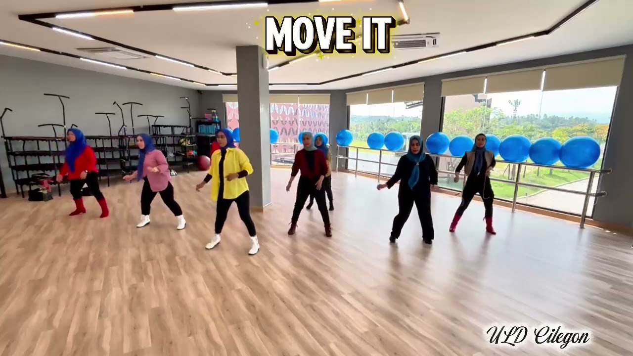 Move It Line Dance Demo ULD Cilegon choreo Andrico Yusran ( INA) 