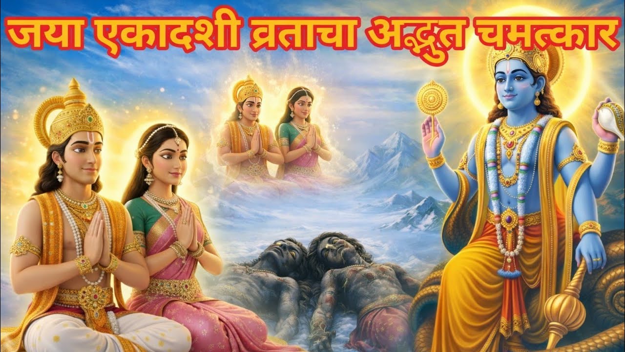 जया एकादशी व्रताचा अद्भुत चमत्कार| धार्मिक कथा|jaya Ekadashi  vrat katha #jayaekadashi  #katha 