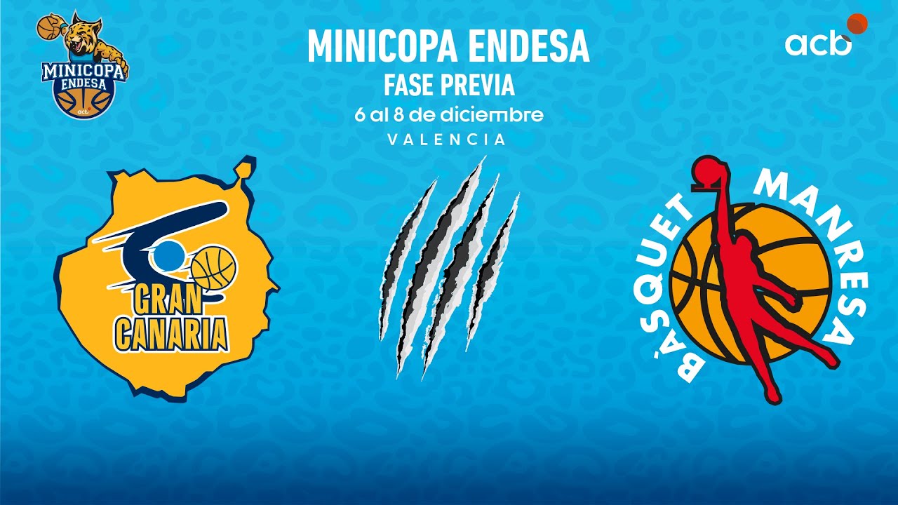 🔴 DIRECTO: Gran Canaria - Bàsquet Manresa | Fase Previa Minicopa Endesa 2022-23