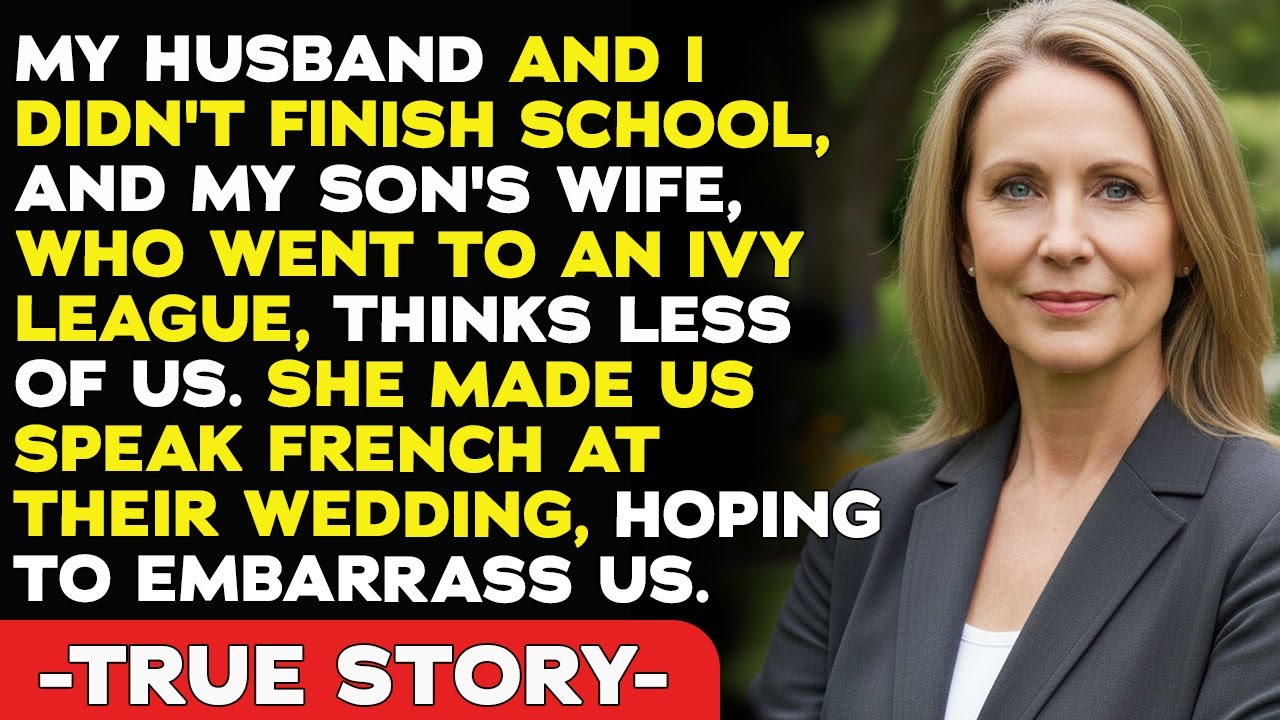 My Husband & I Didn’t Finish High School, And Our Son’s Wife Who Graduated From...