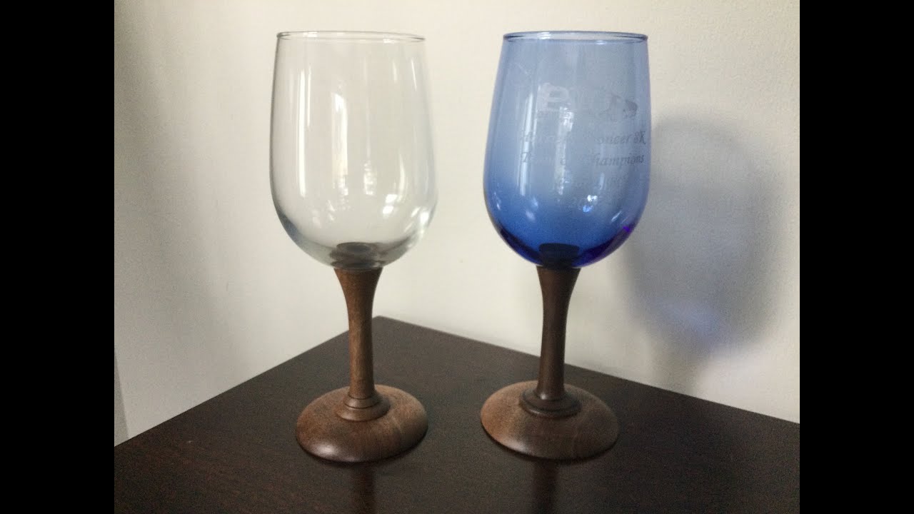 Turning a Wine Glass Stem