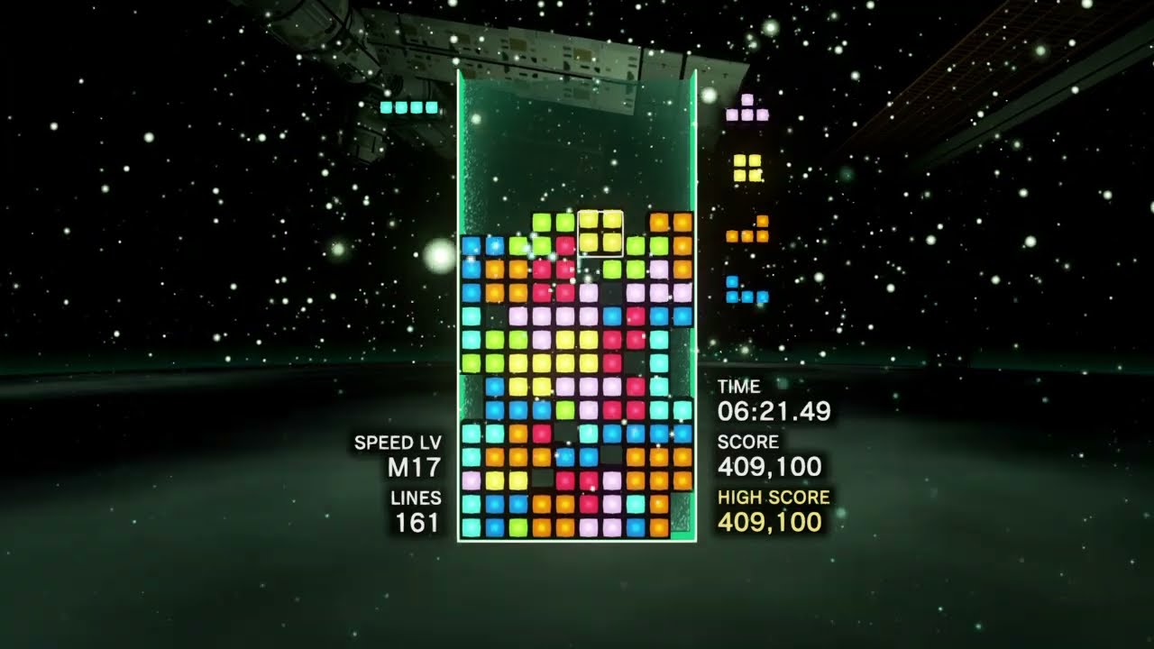 New 400k+ Master Mode Endless high score (M17/165 lines) in Tetris® Effect: Connected - PlayStation4