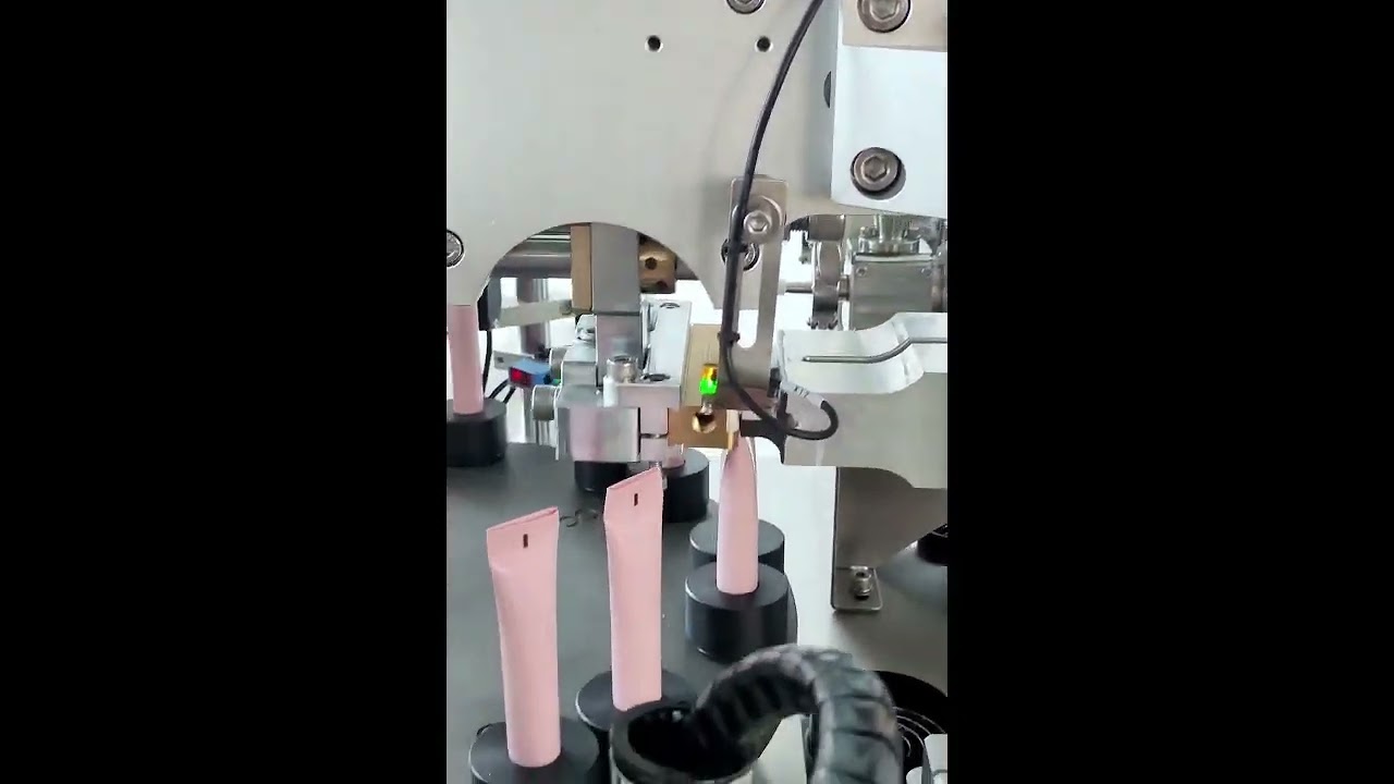 HX 006E Double tube semi automatic ultrasonic filling and sealing machine