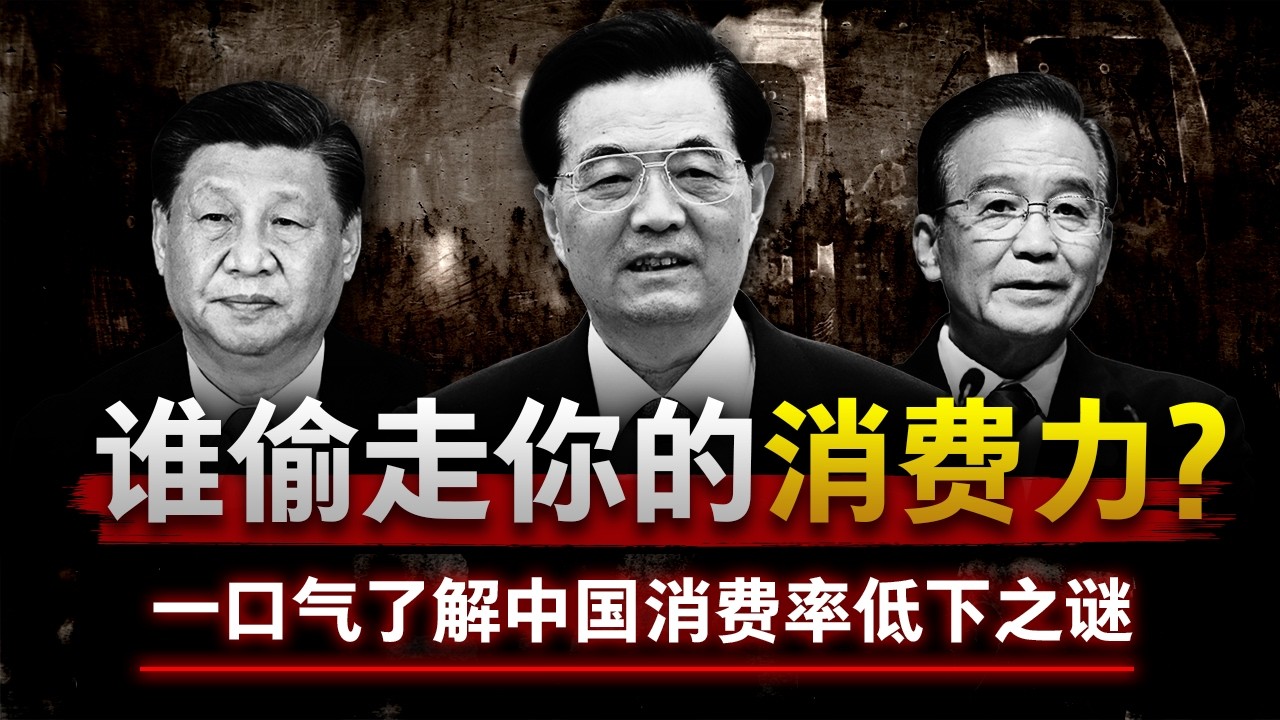 【消费丧钟为谁鸣】一口气了解中国消费率低下之谜 | 为什么中国的消费率比印度还低？究竟是&ldquo;谁&rdquo;偷走了你的消费力？| 中国经济 | 消费 | 刺激政策 | 通缩