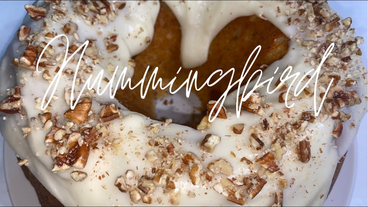 Hummingbird Cream Cheese Pound Cake from Scratch!