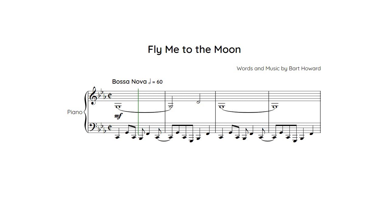 Fly Me to the Moon backtrack in Eb