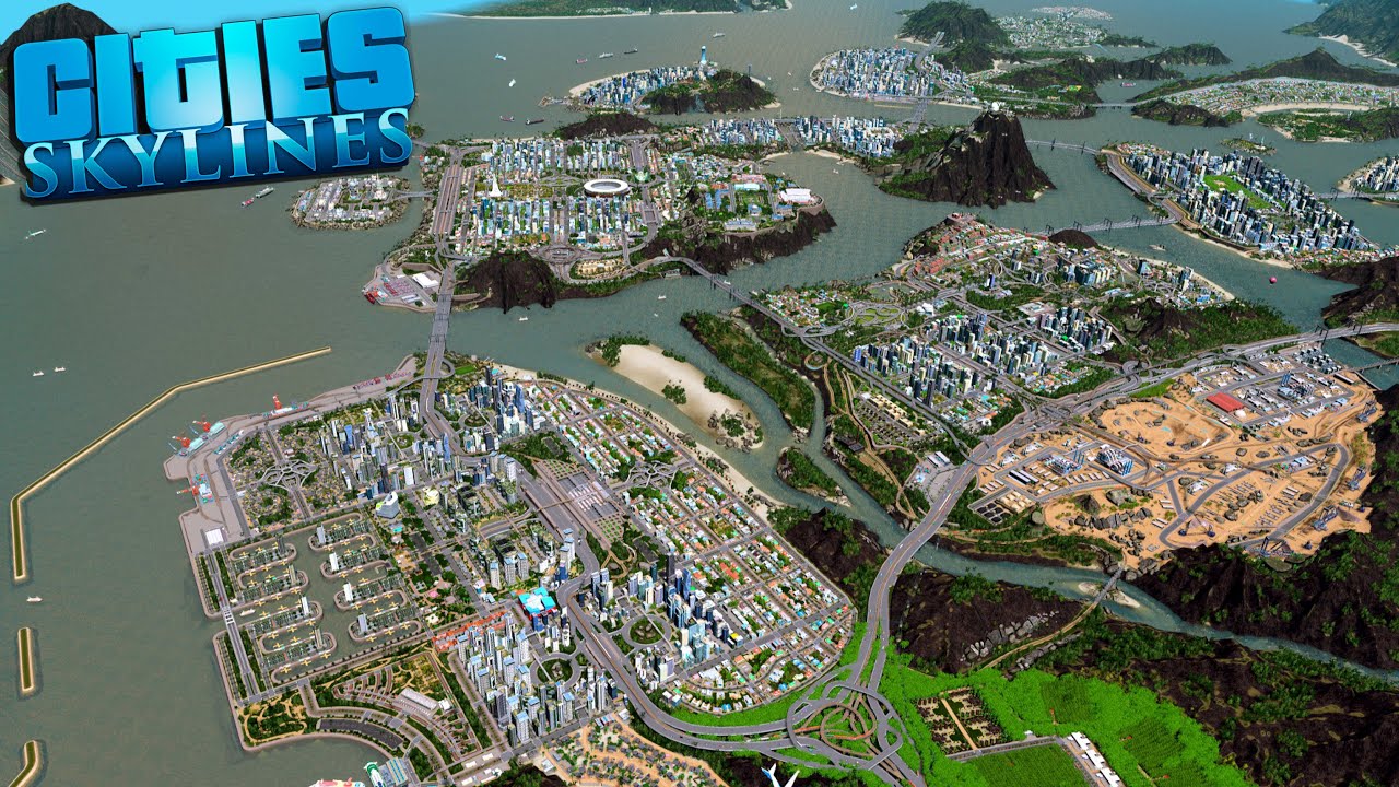 CIDADE FUTURISTA CYBERPUNK PERFEITA EXISTE? 🏢 - Cities Skylines Showcase
