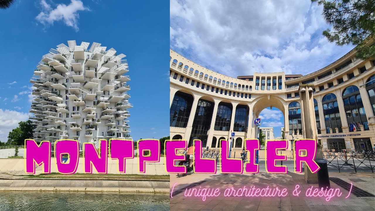TRAVEL VLOG || UNIQUE ARCHITECTURE  IN MONTPELLIER EP 2 || 2020