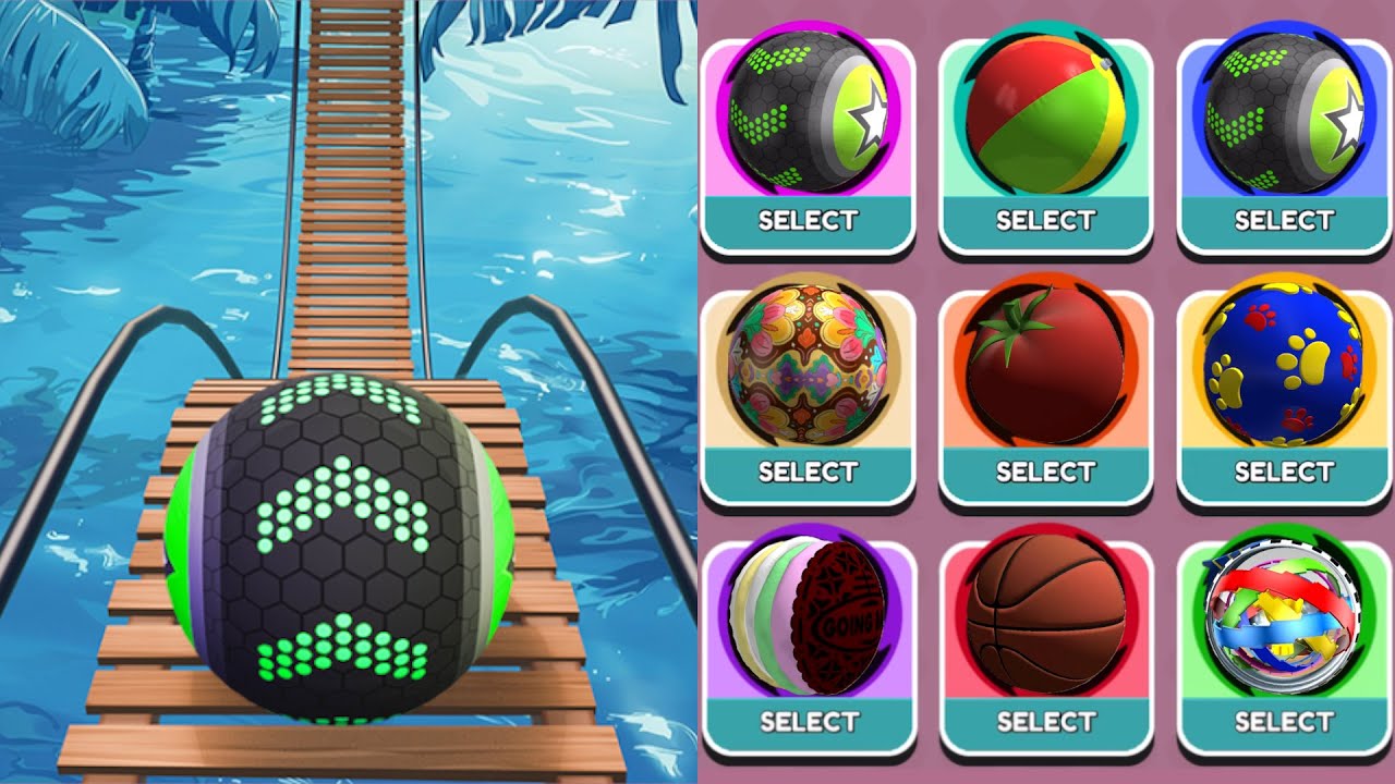 Going Balls Speedrun, Funny Fails Vs Challenge, Portal Run, Hard Level Android, iOS Gameplay 63