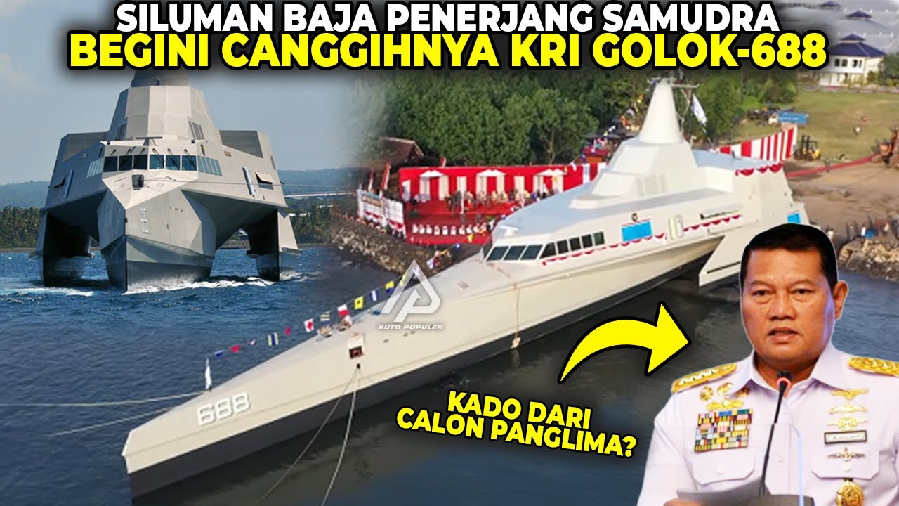 KARYA TERBAIK ANAK BANGSA! Spesifikasi KRI Golok, Kapal Siluman TNI AL Yang Dipimpin YUDO MARGONO!