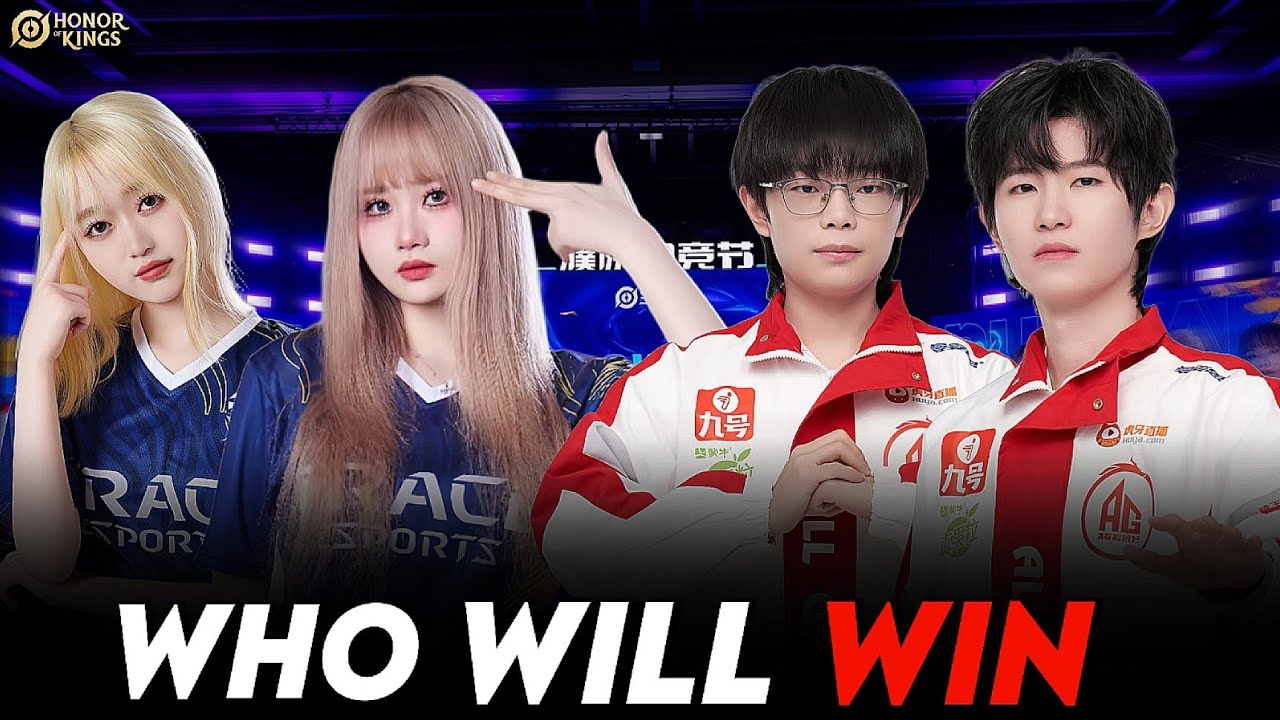 The Best Female Team VS The Best Male Team in Honor of Kings 
