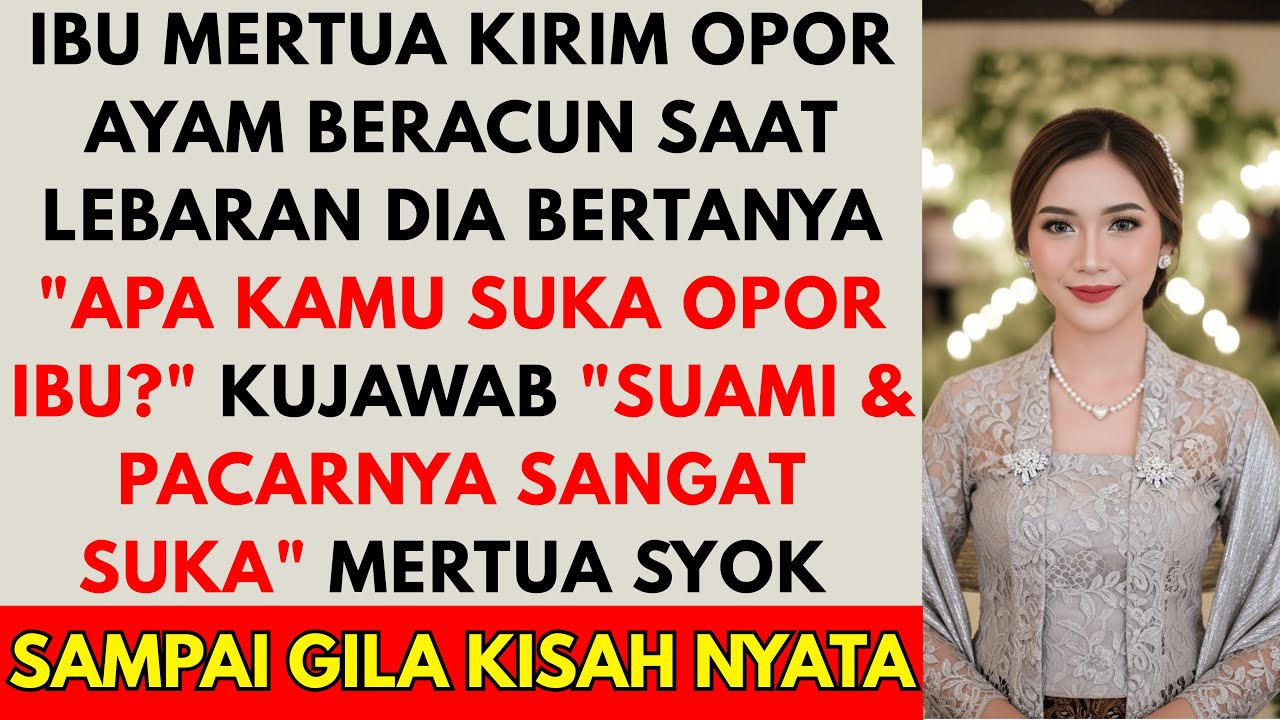 IBU MERTUA KIRIM OPOR AYAM BERACUN SAAT LEBARAN - KUBERI SUAMI & SELINGKUHANNYA, DIA SYOK ANAKNYA...