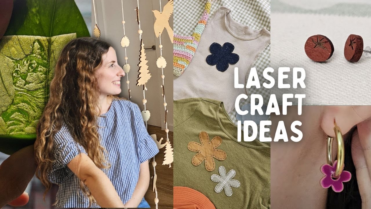 Testing My Laser Engraver on Every Material + DIY Gifts & Small Business Ideas 📝 Creality Falcon A1