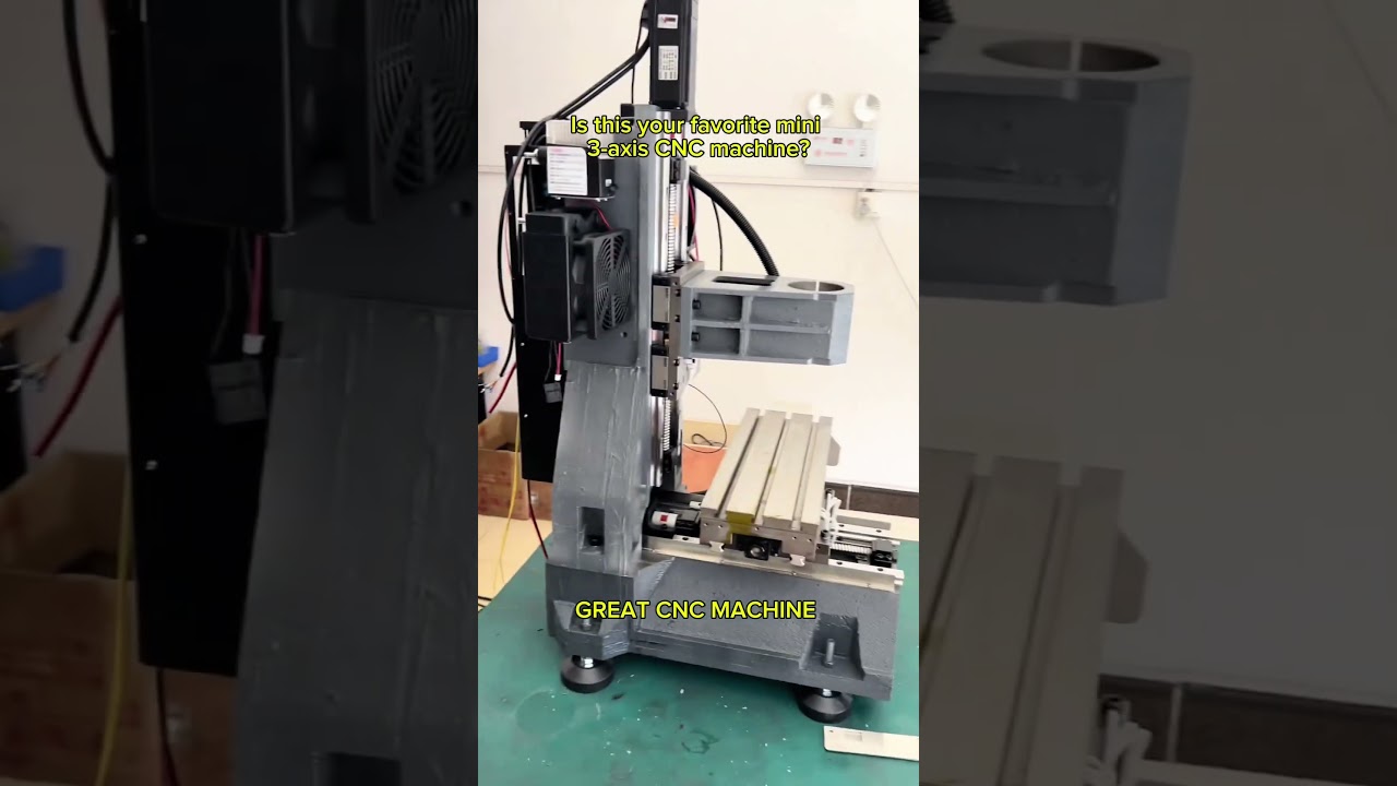 Is this the cast iron mini 3-axis CNC machine you need that can mill steel, copper and aluminum?