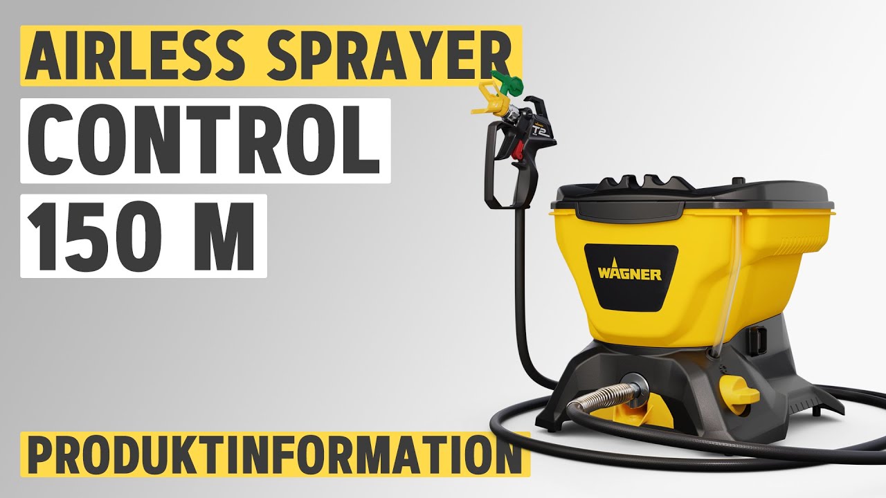 Airless Sprayer Control 150 M - Inbetriebnahme, Tipps & Tricks, Reinigung, Wartung | WAGNER