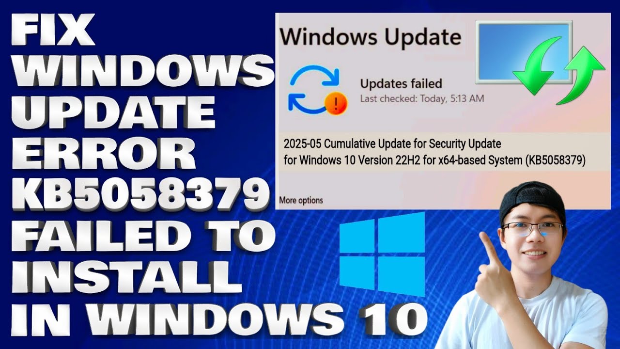 How To Fix Windows Update KB5058379 Failed To Install in Windows 10