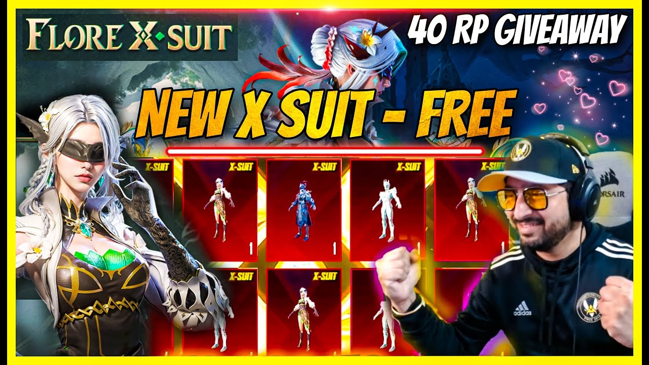 GOT FREE X SUIT AND MYTHIC SETS / FIORE X SUIT CRATE OPENING / 40 ROYAL PASS GIVEAWAY ( BGMI )