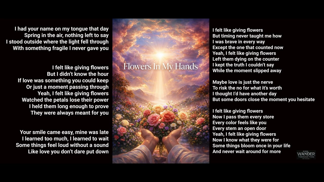 FLOWERS IN MY HANDS