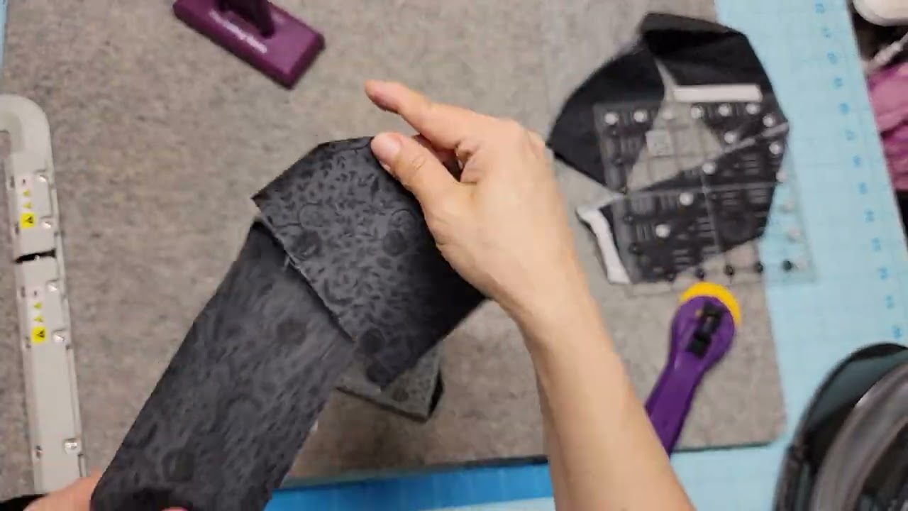 Kimberbell's Pumpkins and Potions: Quilting the borders