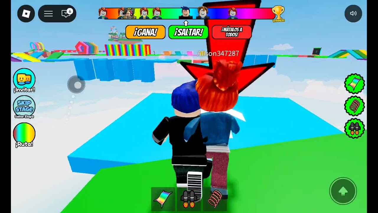 Jugando roblox con mi prima.   I miren el final
