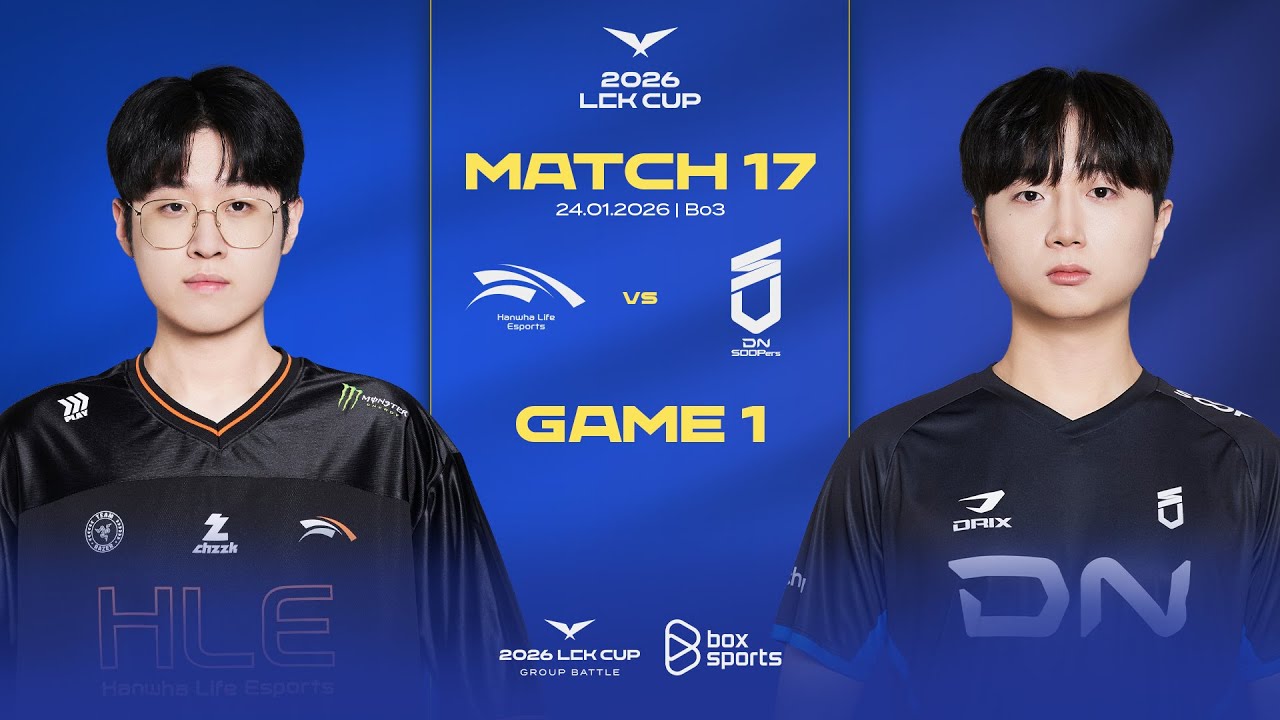 HLE vs DNS | Game 1 | Match 17 | Bình Luận Tiếng Việt | LCK CUP 2026