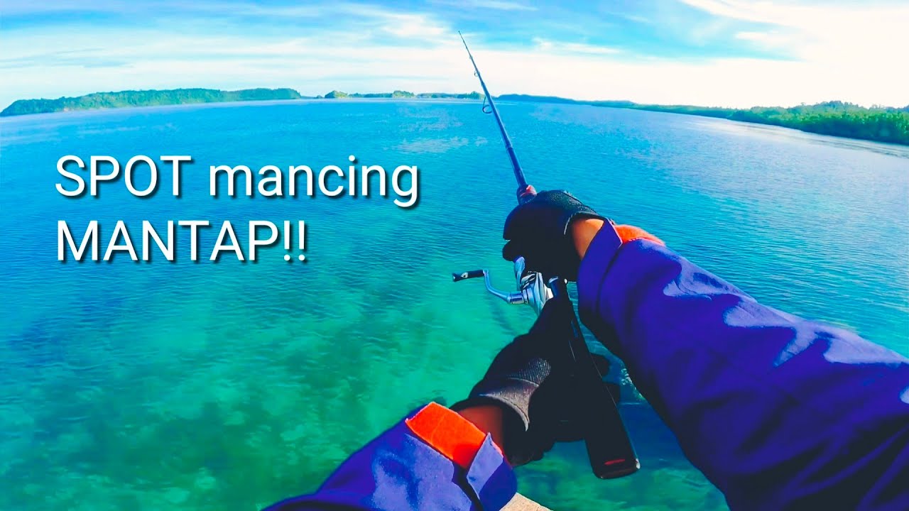 Cara mancing trevally di spot pinggiran berbatu