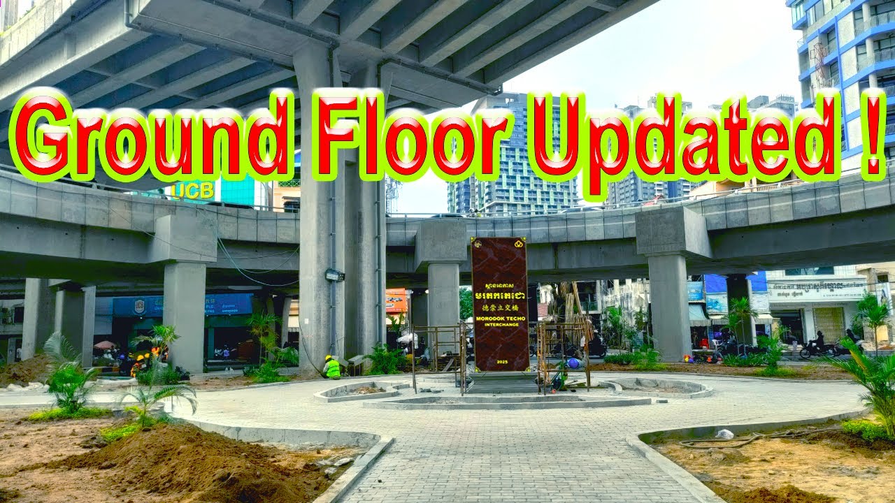 Morodok Techo Flyover Upgrade: Completion Set for March 20, 2025! Phnom Penh, Cambodia