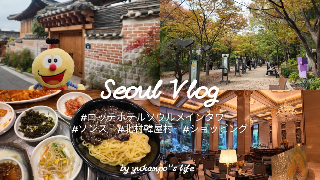 【ソウル Vlog】 2泊3日女子旅 豪華なロッテホテルとソンスでショッピング