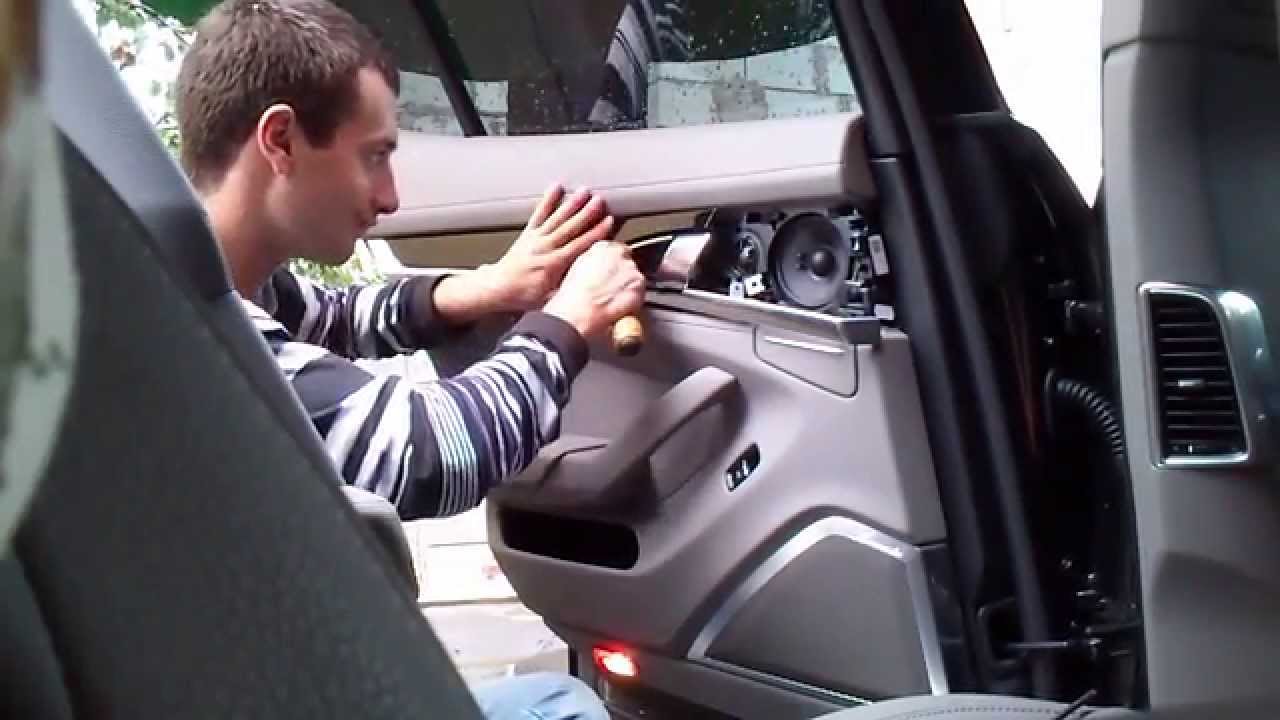 Демонтаж карты Porsche Panamera / Removing the card Porsche Panamera