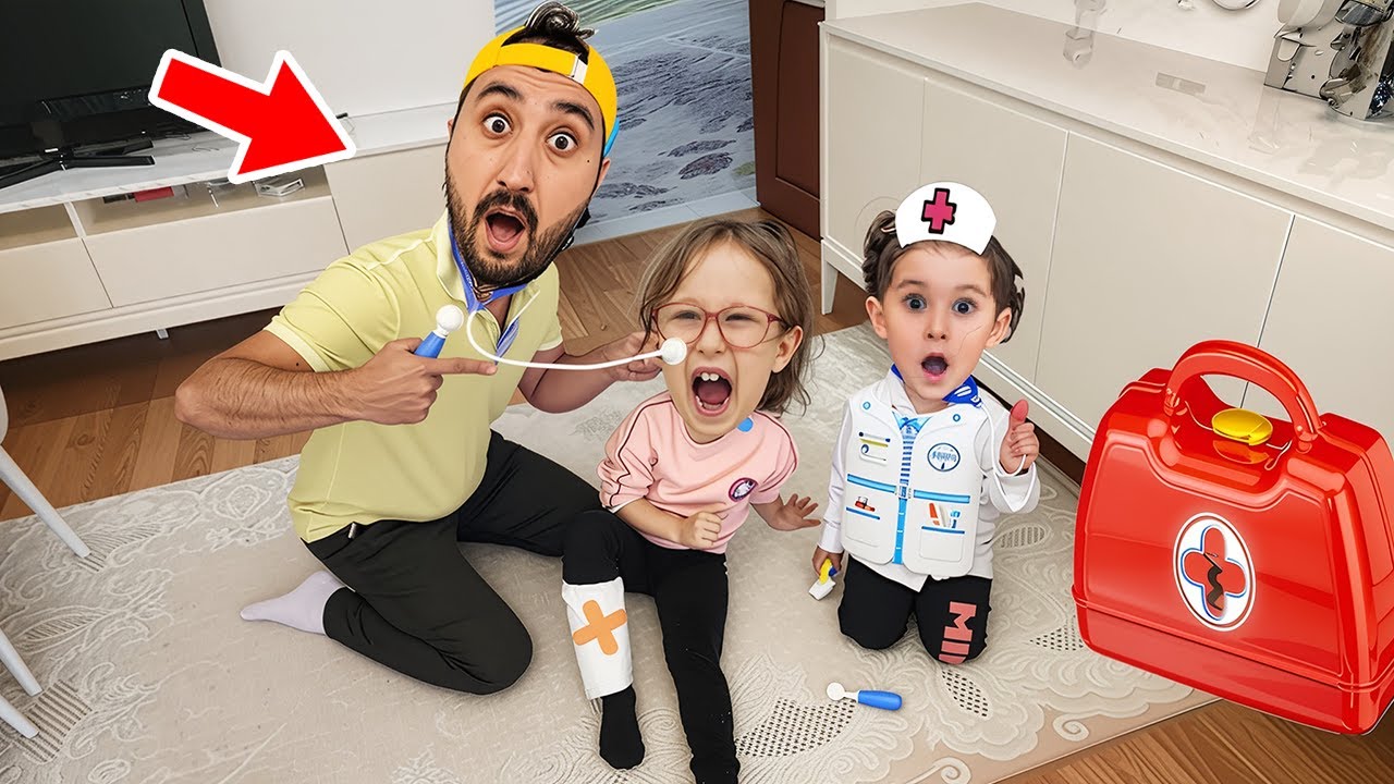 BAHAR SANDALYEDEN DÜŞTÜ DİZİ ÇOK ACIDI ŞAŞKIN DOKTOR MR. GÖKHAN GELDİ BAHARI TEDAVİ ETTİ !!!