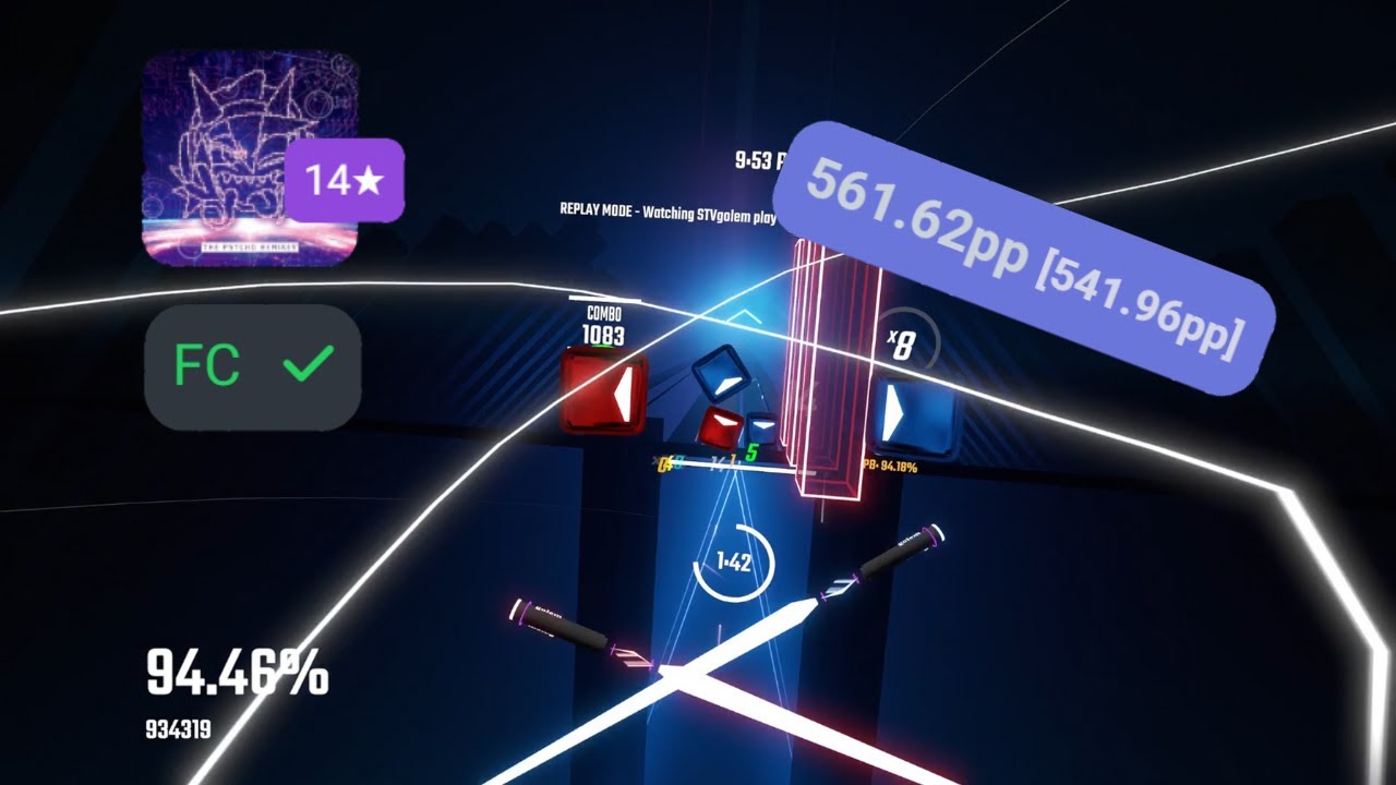 Full Combo on a 14 Star Scoresaber map