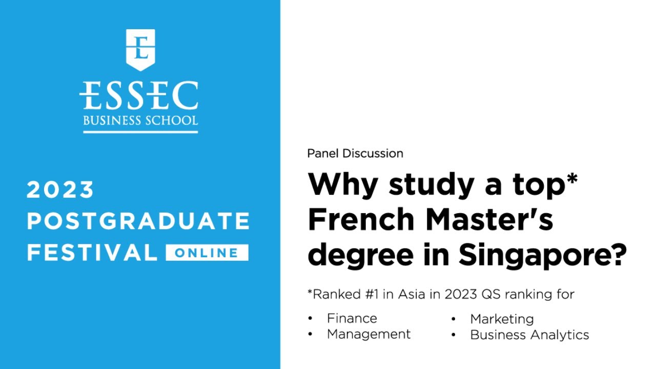 Why study a top French Master's degree in Singapore?