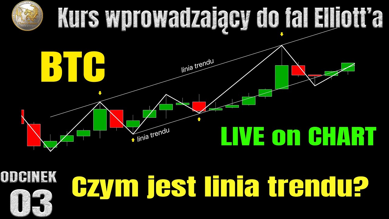 Kurs Fal Elliotta. Czym jest linia trendu? Przykłady na wykresie.  Odcinek 3