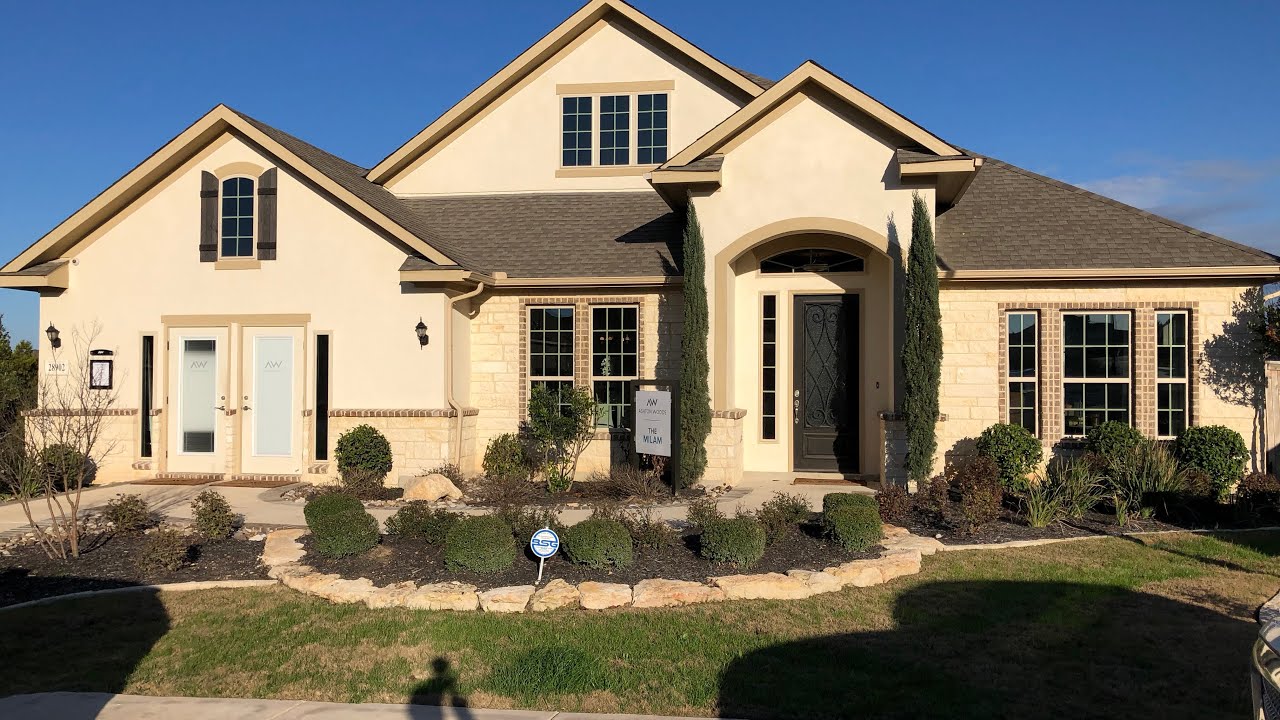 Ashton Woods Home tour, New Construction in Kinder Ranch Subdivision, San Antonio Tx