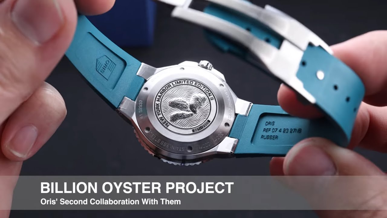 New! Oris New York Harbor 2 Limited Edition! Billion Oyster Project Collaboration!