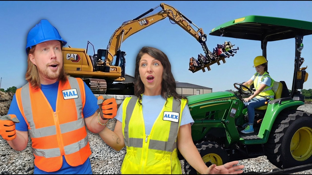 Handyman Hal & Awesome Alex Take Over Dig'n Zone Theme Park! 🚜