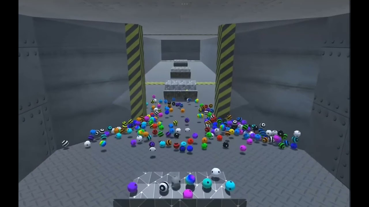 1.000.000 balls in the algodoo