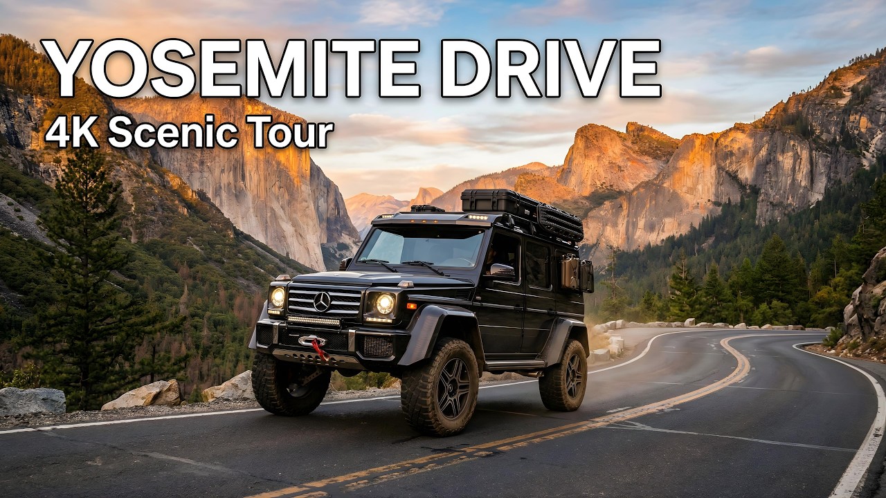 Towering Granite Cliffs & Mountain Roads | Yosemite 4K