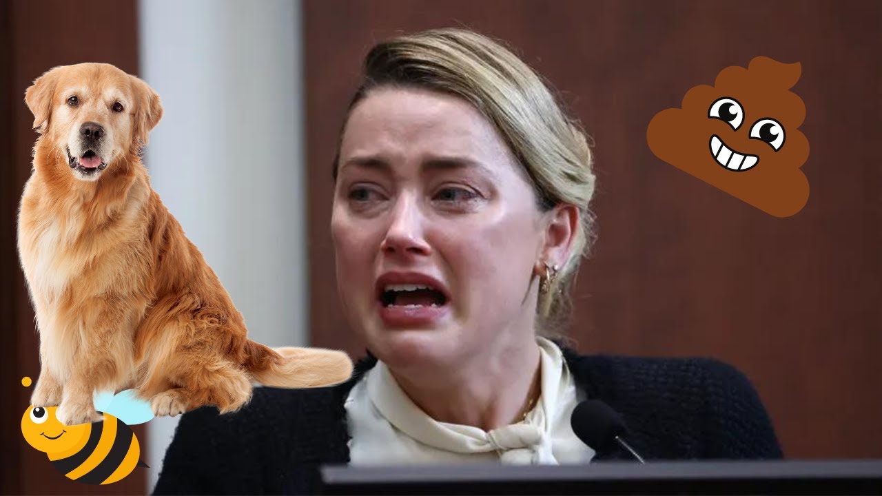 Amber Heard my dog stepped on a bee! Full Video!